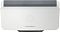 Фото-2 Сканер HP ScanJet Pro N4000 snw1, вид сверху спереди; крупным планом белая крышка с тиснённым логотипом HP и надписью модели; изображение на белом фоне, показывает маркировку устройства для карточки товара.