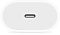 Фото-6 Сетевое зарядное устройство Apple A2347, крупный план торца: разъём USB-C по центру на овальной белой панели