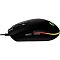 Фото-2 Игровая мышь Logitech G102 Lightsync, проводная, чёрный цвет, вид слева; показаны низкий профиль корпуса, две боковые кнопки, колесо прокрутки и контурная RGB-подсветка по боковине и задней части; фото раскрывает боковую форму и подсветку для страницы товара.