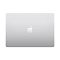 Фото-6 Ноутбук Apple MacBook Air 15 MW1G3: крышка сверху, устройство закрыто; логотип Apple по центру на серебристой поверхности; на белом фоне &mdash; для демонстрации дизайна крышки на странице модели.