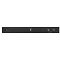 Фото-2 Коммутатор D-Link DGS-1210-52MPP/ME, вид сзади; показаны разъём питания IEC, отверстие фиксатора кабеля и винт заземления на тыльной панели, корпус чёрный; изображение важно для страницы, потому что показывает питание и монтажную часть устройства.