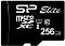 Фото-1 Карта памяти SILICON POWER Elite microSDXC UHS-I Class 1 C10 256GB, SP256GBSTXBV1V20