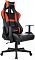 Фото-1 Кресло для геймеров ZOMBIE Game Penta чёрно-красный, эко.кожа, ZOMBIE GAME PENTA BR