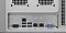 Фото-12 Сервер iRU s4124p 24x3.5 Rack 4U, крупный план правой части фронтальной панели; два USB-порта и дисковые корзины с индикаторами, фото показывает элементы быстрого доступа на лицевой стороне.