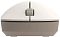 Фото-4 Беспроводная мышь Xiaomi Wireless Mouse Lite 2, белая, фронтальный вид; видны колесо прокрутки, линия разделения основных кнопок и двухцветный корпус с более тёмным основанием. Изображение для карточки товара, чтобы показать переднюю геометрию мыши.