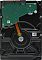 Фото-2 Жёсткий диск Seagate Exos 7E10 ST4000NM000B, вид снизу; зелёная печатная плата в верхней части, оранжевый шлейф к мотору, чёрное основание и разъёмы SATA на кромке; помогает увидеть расположение электроники и подключения.
