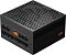 Фото-6 Блок питания PCCooler P5 YN1000 G1F, вид спереди-сверху на модульный корпус; на фото панель разъёмов с оранжевым портом 12V-2x6, треугольная верхняя решётка и боковая панель с оранжевым логотипом, изображение показывает конструкцию и подключения для страницы товара.