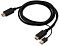 Фото-1 Видео кабель BURO HDMI (M) + USB Type A (M) -&gt; DisplayPort (M) 2 м, HDMI-DP-2M