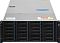 Фото-4 Сервер iRU s4124p 24x3.5 Rack 4U, фронтальный ракурс сверху; видна верхняя крышка с сервисной кнопкой и передняя панель на 24 диска, изображение важно для понимания высоты 4U и компоновки шасси.