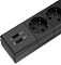 Фото-4 Сетевой фильтр BURO BU-SP 1.8 м чёрный, BU-SP1.8_USB_2A-B