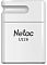 Фото-1 USB-накопитель Netac U116 64 ГБ, вид спереди: белый прямоугольный корпус с надписью &laquo;Netac U116&raquo;, сверху продольная выемка; на белом фоне, чтобы идентифицировать модель на странице товара.