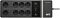 Фото-2 ИБП APC by Schneider Electric Back-UPS 650 BE650G2-GR, прямой вид сверху. Видны восемь евророзеток с разделением Battery + Surge и Surge, USB-порт 5V 2.4A, светодиодные индикаторы и кнопка питания. На светлом фоне для карточки товара, даёт полный обзор верхней панели и распределения розеток.