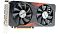 Фото-2 Видеокарта AFOX GeForce RTX 3060, фронтальный ракурс под углом со стороны планки; показаны два вентилятора, перфорированная металлическая планка и двухслотовый чёрный кожух. Фото помогает оценить передний профиль и крепёжную часть на странице товара.