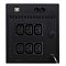 Фото-2 ИБП Powercom Raptor RPT-1025AP, задняя панель; видны шесть розеток IEC, USB-порт, два разъёма IN/OUT в верхней части, круглый автоматический выключатель и выходящий кабель питания; фото важно для страницы товара, так как показывает интерфейсы и конфигурацию выходов.