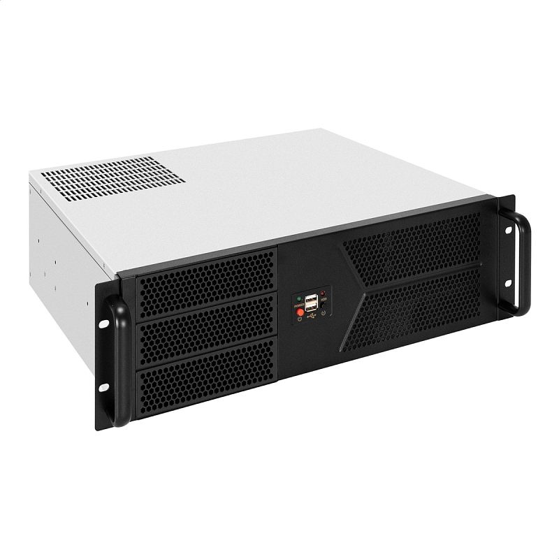 Фото Корпус Exegate Pro 3U400-07 Rack Без БП чёрный 3U, EX297730RUS