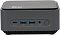 Фото-2 iRU Planio 110ALCN mini PC, фронтальный вид корпуса. Видны чёрная лицевая панель, кнопка питания, USB Type-C, USB Type-A, аудиоразъём и плоский корпус настольного формата. Фото важно для карточки товара, потому что показывает компоновку передней панели.