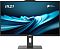 Фото-1 Моноблок MSI PRO AP272P 14M-636XRU, вид спереди на светлом фоне. На фото чёрный корпус, тонкие рамки, логотип MSI на нижней рамке, выступающий верхний модуль камеры и подставка с овальным отверстием в стойке. Изображение показывает фронтальный дизайн моноблока для страницы товара.