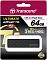 Фото-3 USB-накопитель Transcend JetFlash 780 64GB в блистерной упаковке: чёрно-красная карточка с названием JetFlash 780 и ёмкостью, флешка с текстурированной панелью видна в окне; важно для страницы, чтобы показать упаковку и идентификацию модели.