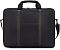 Фото-1 Сумка для ноутбука Digma R110 15,6&Prime;, вид сзади: тёмный корпус с двумя вертикальными стропами, задний карман по центру, верхняя ручка и молния, плечевой ремень