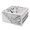 Фото-10 Блок питания для ПК ASUS ROG Strix 1000W Platinum White Edition, боковая панель крупным планом. На фото видна белая плоская боковина с крупной серой графикой ROG и маркировкой 1000W. Этот кадр показывает внешний дизайн корпуса для страницы товара.