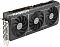 Фото-2 Видеокарта ASUS AMD Radeon RX 9070 Prime OC, фронтальный ракурс под углом со стороны интерфейсной планки. Видны три вентилятора, боковая надпись RADEON, верхние разъёмы питания и металлическая выходная планка. Фото показывает профиль корпуса и компоновку верхней грани.
