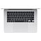 Фото-2 Ноутбук Apple MacBook Air 15 MW1G3: вид сверху на клавиатуру и трекпад; чёрные клавиши и большой трекпад по центру; серебристая палмрест‑зона &mdash; для показа рабочей поверхности на странице модели.