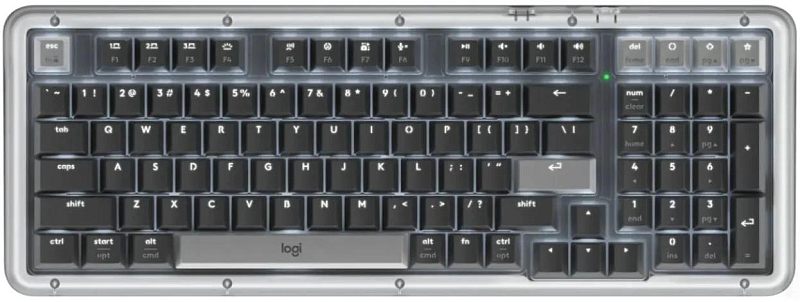 Фото Клавиатура механическая Logitech K98M Беспроводная тёмно-серый, 920-013040