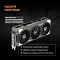 Фото-16 Видеокарта ASUS GeForce RTX 5060 TUF Gaming, инфографика корпуса под углом со стороны планки; видны три вентилятора, боковая надпись GeForce RTX и перечень конструктивных элементов на изображении, цвет графитовый и чёрный; фото важно для страницы товара, чтобы показать внешний вид карты в контексте её конструкции.