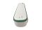 Фото-5 Ламинатор Office Kit L2307G, вид с торца сверху: белая верхняя панель с зелёной окантовкой, подписи индикации «Готов к работе» и «Питание» рядом с двумя световыми точками. Контекст: предметное фото на белом фоне. Важно для страницы: показывает расположение световой индикации состояния.