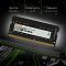 Фото-9 Модуль памяти Digma 16GB SO-DIMM DDR4 3200MHz DGMAS43200016S, инфографика скорости и напряжения; модуль показан фронтально на фоне схемы платы, сверху указаны PC4-25600 и 1.2В; изображение поясняет электрические характеристики для страницы ноутбучной памяти.