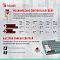 Фото-20 Клавиатура A4Tech S87 USB Energy Ash, инфографика внутренней конструкции; на фото размещена взрыв‑схема клавиатуры с кейкапами, свитчами, пластиной, силиконовой прослойкой и нижним корпусом, серый и бирюзовый цвет; изображение показывает внутренние слои и шумопоглощающие элементы для страницы товара.