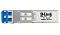 Фото-2 Трансивер D-Link DEM-210-10 SFP 100Base-FX, вид сбоку: шильдик с маркировкой DEM-210 и параметрами, металлический корпус и синяя защёлка; на белом фоне — помогает отличить модель по маркировке при подборе трансивера.