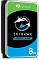 Фото-3 Жёсткий диск Seagate SkyHawk ST8000VX004, боковой ракурс; корпус, крепёжные отверстия и толщина устройства помогают оценить формат 3,5 дюйма.