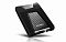 Фото-3 Внешний HDD ADATA HD650 2TB, вид снизу под углом; разъём подключения на торце, чёрный корпус с защитными боковыми накладками и центральной вставкой под карбон