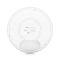 Фото-6 Точка доступа Wi-Fi Ubiquiti UniFi 6 Pro (U6 Pro), вид снизу строго по центру: круглая площадка с маркировкой UniFi6 Professional и фиксаторами крепёжного кольца; помогает проверить совместимость крепления и ориентацию при монтаже на странице товара.