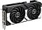 Фото-2 Видеокарта ASUS GeForce RTX 5070 Dual OC, вид спереди под углом: видна интерфейсная планка, верхняя грань с надписью GeForce RTX и два вентилятора в чёрно-серебристом кожухе; ракурс показывает толщину корпуса и форму охлаждения для страницы товара.