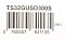 Фото-7 Карта памяти microSD Transcend 300S TS32GUSD300S — фрагмент задней стороны упаковки; штрих‑код и обозначение модели «TS32GUSD300S». Контекст: идентификационная маркировка. Важно для страницы товара для сверки модели по коду на упаковке.