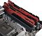 Фото-5 Комплект памяти Patriot Viper Elite II 32GB DDR4 3600MHz 2×16GB PVE2432G360C0K, модули установлены в слотах материнской платы; на фото две красно-чёрные планки рядом с процессорным сокетом и слотами DIMM, вид сверху под углом; изображение показывает посадку памяти в системе для страницы товара.