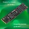Фото-7 SSD Digma RUN S9 M.2 2280 1 ТБ DGSR1001TS93T, инфографика на зелёном фоне: модуль M.2 показан крупно, рядом текстом указаны скорости чтения до 530 МБ/с и записи до 480 МБ/с; изображение показывает заявленные показатели скорости для страницы о SATA SSD.
