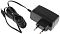 Фото-23 TP-Link Tapo C225 — блок питания в комплекте; чёрный адаптер с евровилкой и длинным кабелем с круглым штекером, кабель смотан; на белом фоне для понимания типа питания и разъёма на странице товара.