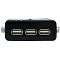 Фото-3 KVM-переключатель ORIGO OKVM4U, вид торца: три порта USB-A в ряд, чёрный корпус