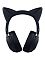 Фото-4 Наушники Razer Kraken Kitty V2 BT, чёрная гарнитура, вид сзади; видны гладкие внешние стороны ушек без подсветки, боковые поверхности чашек и кнопка с индикатором на левой чашке; фото важно для показа задней части конструкции на странице товара.