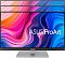 Фото-6 Монитор ASUS ProArt PA247CV, демонстрация регулировки по высоте; на изображении показаны несколько положений экрана на одной стойке; чёрный корпус и серебристая подставка, фото важно для понимания диапазона регулировки