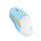 Фото-3 Мышь Dareu EM901X Беспроводная бело-голубой, EM901X Blue-White