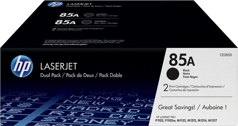 Фото Тонер-картридж HP 85A Лазерный Черный 3200стр, CE285AD