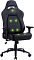 Фото-9 Кресло для геймеров CACTUS с вибромассажем чёрный, эко.кожа, CS-CHR-130-M