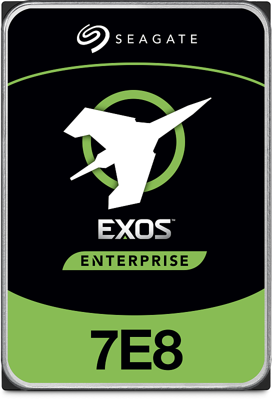 Фото-1 Жёсткий диск Seagate Enterprise Capacity ST1000NM0055, вид сверху; серебристый 3,5-дюймовый корпус с этикеткой и служебной маркировкой показан для страницы HDD.