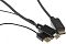 Фото-6 Видеокабель Buro HDMI&ndash;DisplayPort с USB Type-A, 3 м, крупный план коннекторов; показаны USB-A, HDMI и DisplayPort в чёрных пластиковых корпусах, короткое ответвление питания и литая защита от перегиба; фото нужно для страницы товара, чтобы рассмотреть форму и размер разъёмов.