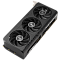 Фото-5 Видеокарта ASUS GeForce RTX 5060 Prime OC 8GB, вид сверху под углом; три вентилятора, рельефная надпись PRIME на верхней грани, чёрный прямоугольный корпус со скруглённым торцом. Фото для страницы товара показывает длину карты и верхний профиль.