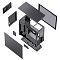 Фото-6 Корпус JONSBO D41 MESH SCREEN Midi Tower Без БП чёрный, D41 MESH SCREEN Black